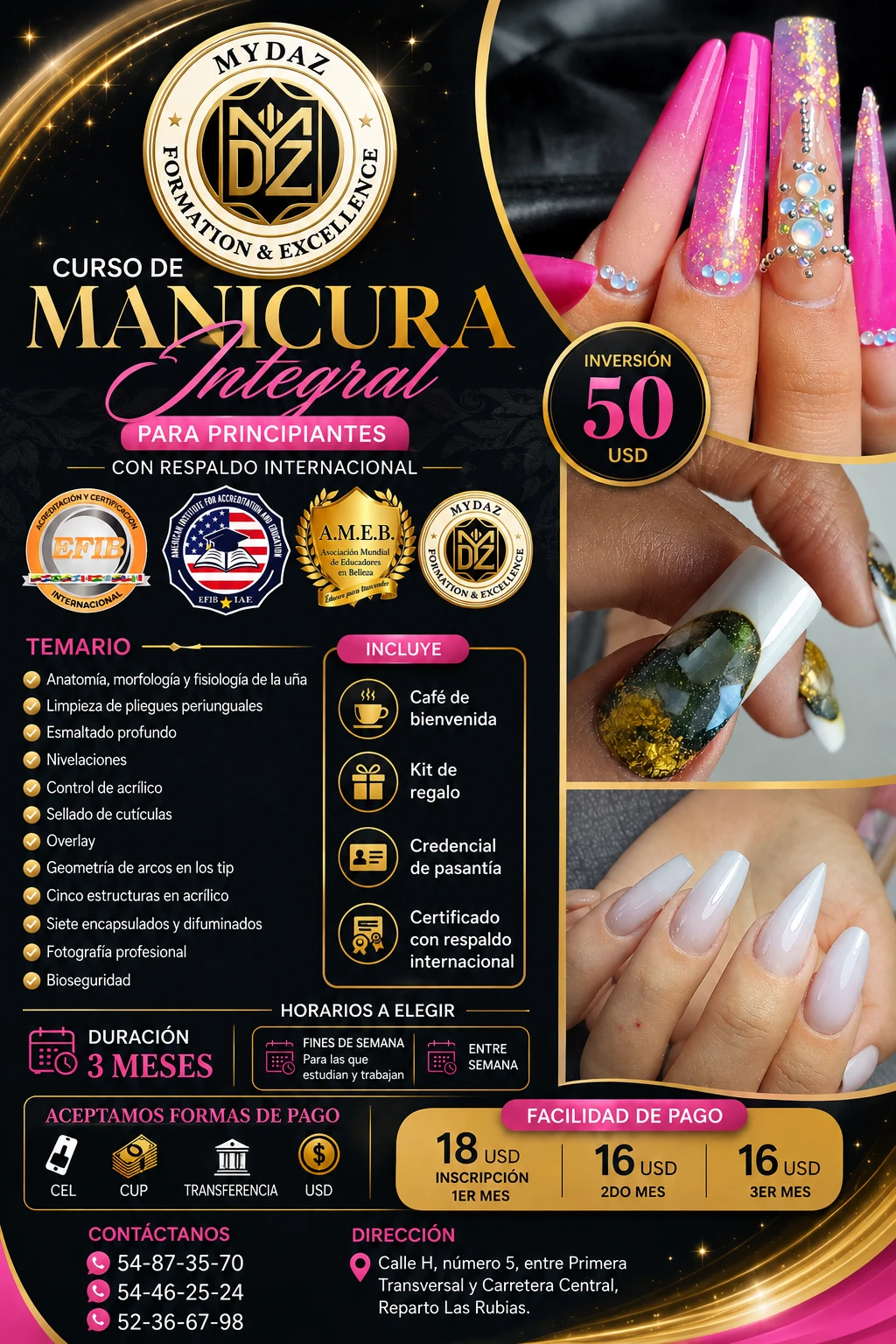 Curso de Manicura Integral para Principiantes's foto | MYDAZ Beauty |  BizneCubano