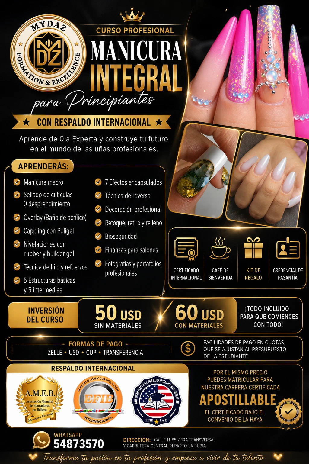 Curso de Manicura Integral para Principiantes's foto | MYDAZ Beauty |  BizneCubano